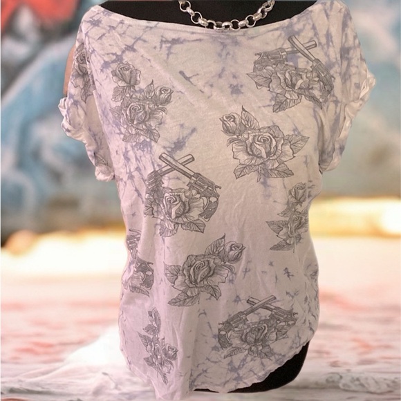 Vintage T-shirt slouch shoulder sz small - Picture 1 of 5